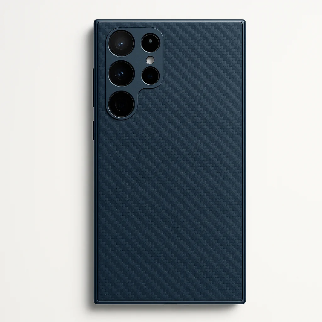 Coque Carbone Bleu Marine 