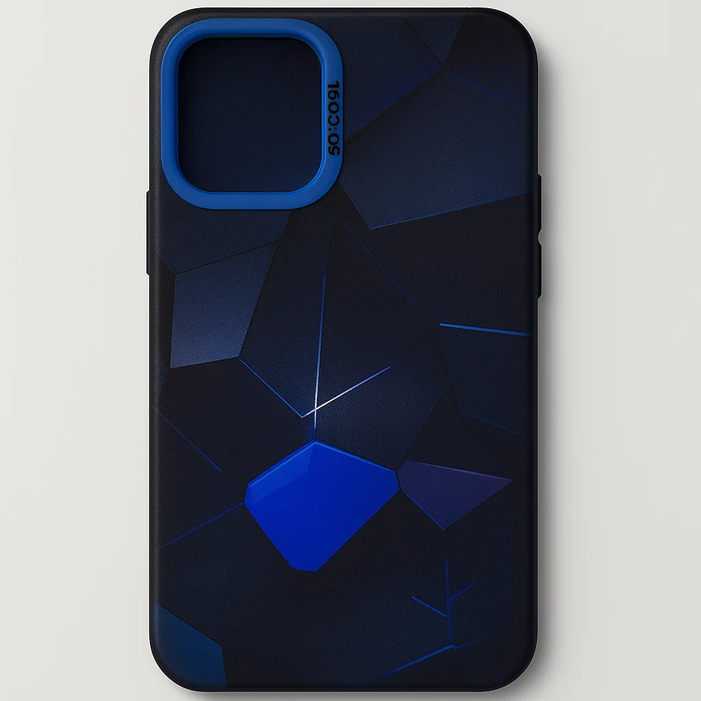Coque Cristal bleu