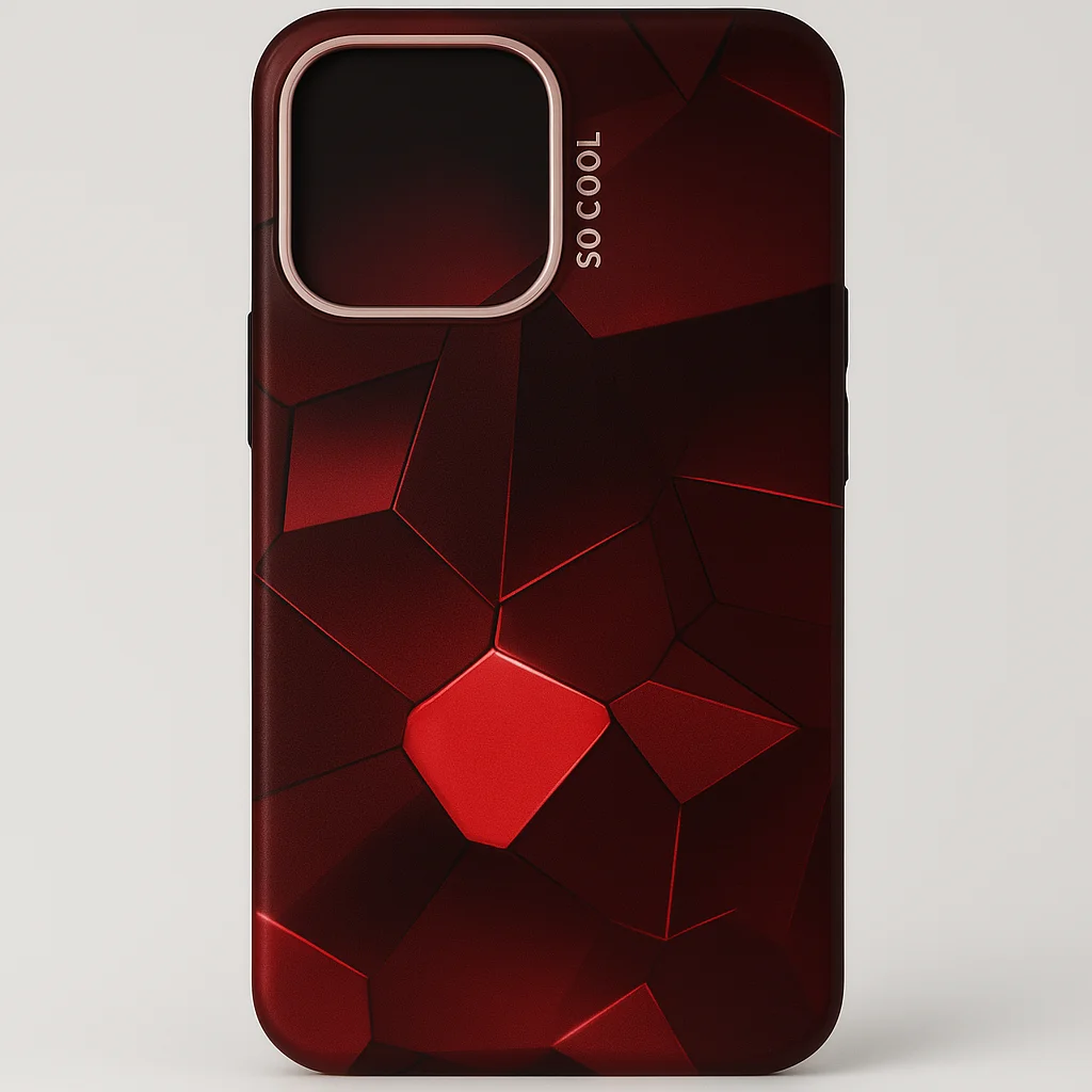Coque Cristal rouge